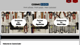 What Cosmocode.de website looked like in 2018 (5 years ago)