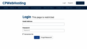 What Cpwebhosting.com website looked like in 2018 (5 years ago)