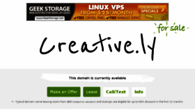 What Creative.ly website looked like in 2018 (5 years ago)