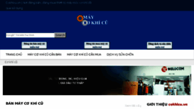 What Cokhicu.vn website looked like in 2018 (5 years ago)