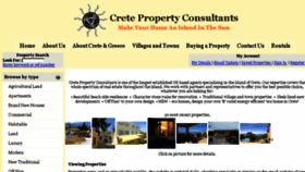What Creteproperty.co.uk website looked like in 2018 (6 years ago)