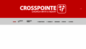 What Crosspointe.tv website looked like in 2018 (5 years ago)