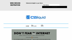 What Cssliquid.com website looked like in 2018 (5 years ago)