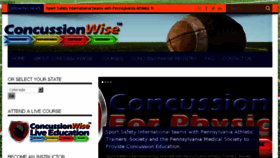 What Concussionwise.com website looked like in 2018 (5 years ago)