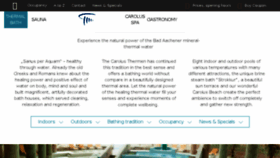 What Carolus-thermen.de website looked like in 2018 (5 years ago)
