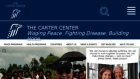 What Cartercenter.com website looked like in 2018 (5 years ago)