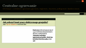 What Centralne-ogrzewanie.pl website looked like in 2018 (5 years ago)