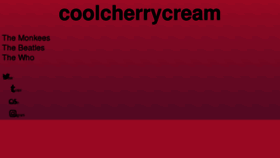 What Coolcherrycream.com website looked like in 2018 (5 years ago)