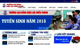 What Cdmt.vn website looked like in 2018 (7 years ago)