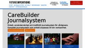 What Carebuilder.se website looked like in 2018 (6 years ago)