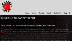 What Carpetdepotaz.com website looked like in 2018 (5 years ago)