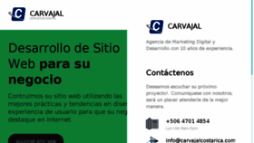 What Carvajalcostarica.com website looked like in 2018 (5 years ago)