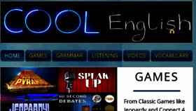 What Coolenglish.net website looked like in 2018 (5 years ago)