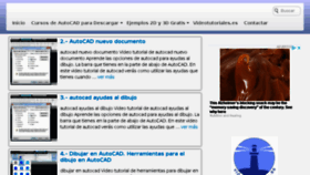 What Curso-autocad.es website looked like in 2018 (6 years ago)