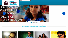 What Colegioscolombia.net website looked like in 2018 (6 years ago)