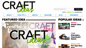 What Craftsnthings.com website looked like in 2018 (6 years ago)