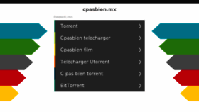 What Cpasbien.mx website looked like in 2018 (5 years ago)