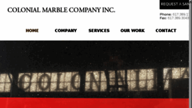 What Colonialmarble.com website looked like in 2018 (6 years ago)