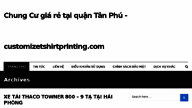 What Customizetshirtprinting.com website looked like in 2018 (6 years ago)