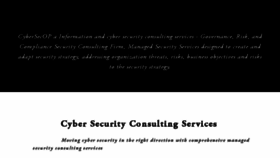 What Cybersecop.com website looked like in 2018 (5 years ago)