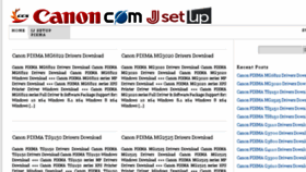 What Canoncomijsetup.net website looked like in 2018 (6 years ago)