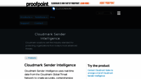 What Csi.cloudmark.com website looked like in 2018 (7 years ago)