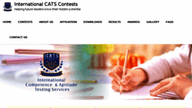 What Catscontests.org website looked like in 2018 (5 years ago)