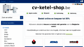 What Cv-ketel-shop.be website looked like in 2018 (6 years ago)