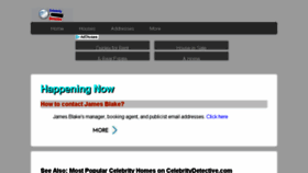 What Celebritydetective.com website looked like in 2018 (5 years ago)