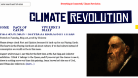 What Climaterevolution.co.uk website looked like in 2018 (6 years ago)