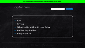 What Cryful.com website looked like in 2018 (5 years ago)