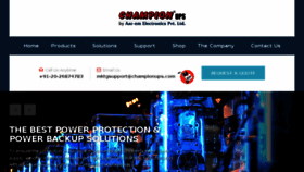 What Championups.com website looked like in 2018 (7 years ago)