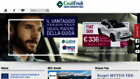 What Credifriuli.it website looked like in 2018 (5 years ago)