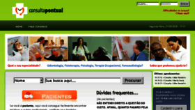 What Consultapontual.com.br website looked like in 2018 (5 years ago)