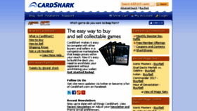 What Cardshark.com website looked like in 2018 (7 years ago)