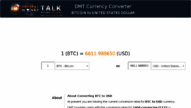 What Cryptocurrency.digitalmoneytalk.com website looked like in 2018 (6 years ago)