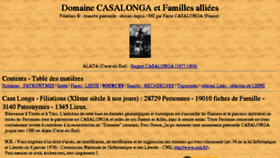 What Casa-longa.org website looked like in 2018 (5 years ago)