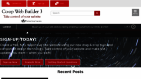 What Coopwebbuilder.com website looked like in 2018 (5 years ago)