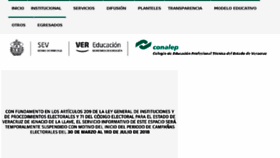 What Conalepveracruz.edu.mx website looked like in 2018 (5 years ago)