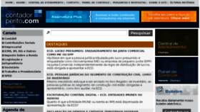What Contadorperito.com website looked like in 2018 (5 years ago)
