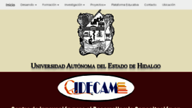 What Cidecame.uaeh.edu.mx website looked like in 2018 (5 years ago)