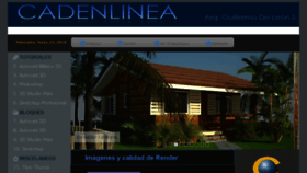 What Cadenlinea.com website looked like in 2018 (5 years ago)