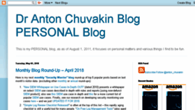 What Chuvakin.blogspot.my website looked like in 2018 (6 years ago)