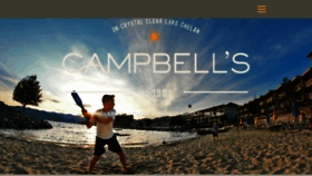 What Campbellsresort.com website looked like in 2018 (5 years ago)