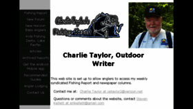 What Charlietaylorfishing.com website looked like in 2018 (6 years ago)