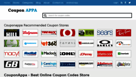 What Couponappa.com website looked like in 2018 (5 years ago)
