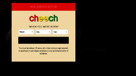 What Cheechglass.com website looked like in 2018 (5 years ago)