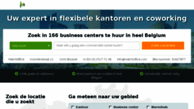 What Centres-d-affaires.be website looked like in 2018 (5 years ago)