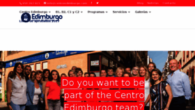 What Centroedimburgo.com website looked like in 2018 (5 years ago)