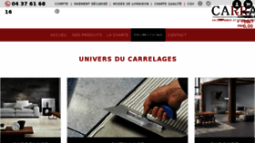 What Carra-carrelage.fr website looked like in 2018 (5 years ago)